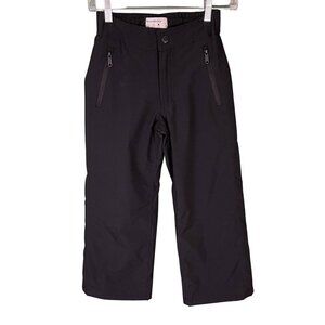 Abercrombie Kids Girls 7-8 Insulated Ski Snow Pants Ajustable Waist Black